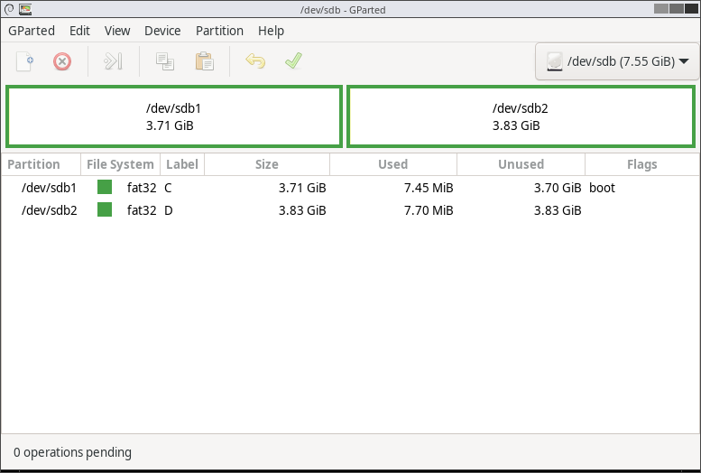 GParted Partition Editor